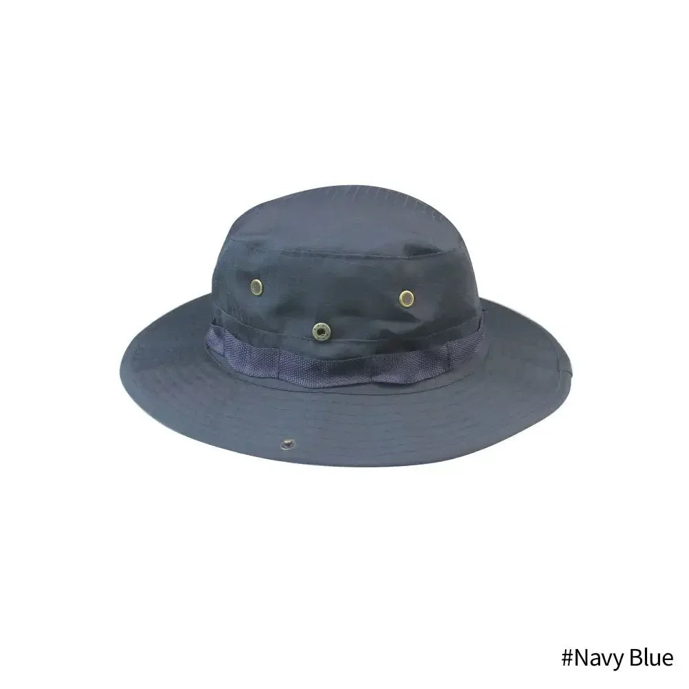 Camouflage Tactical Boonie Hats Camping Climbing Bucket Sniper Hat Men Outdoor Fishing Hiking Cap Sun Protective Boonie Caps