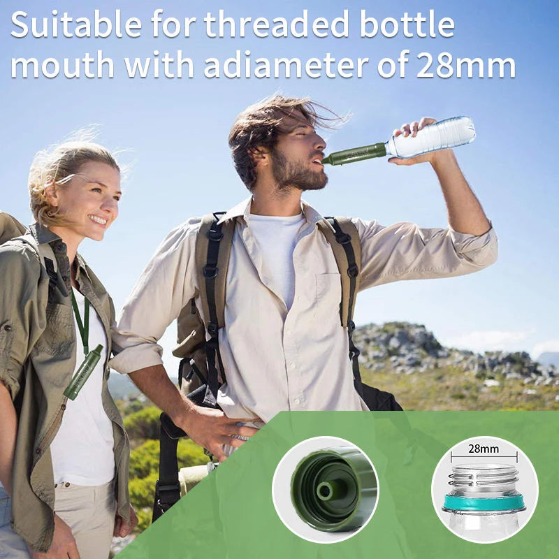 Filterwell Mini Portable Camping Water Filter Drinking Water Purifier Outdoor Camp Hiking Survival Equipment Tourist Accessories