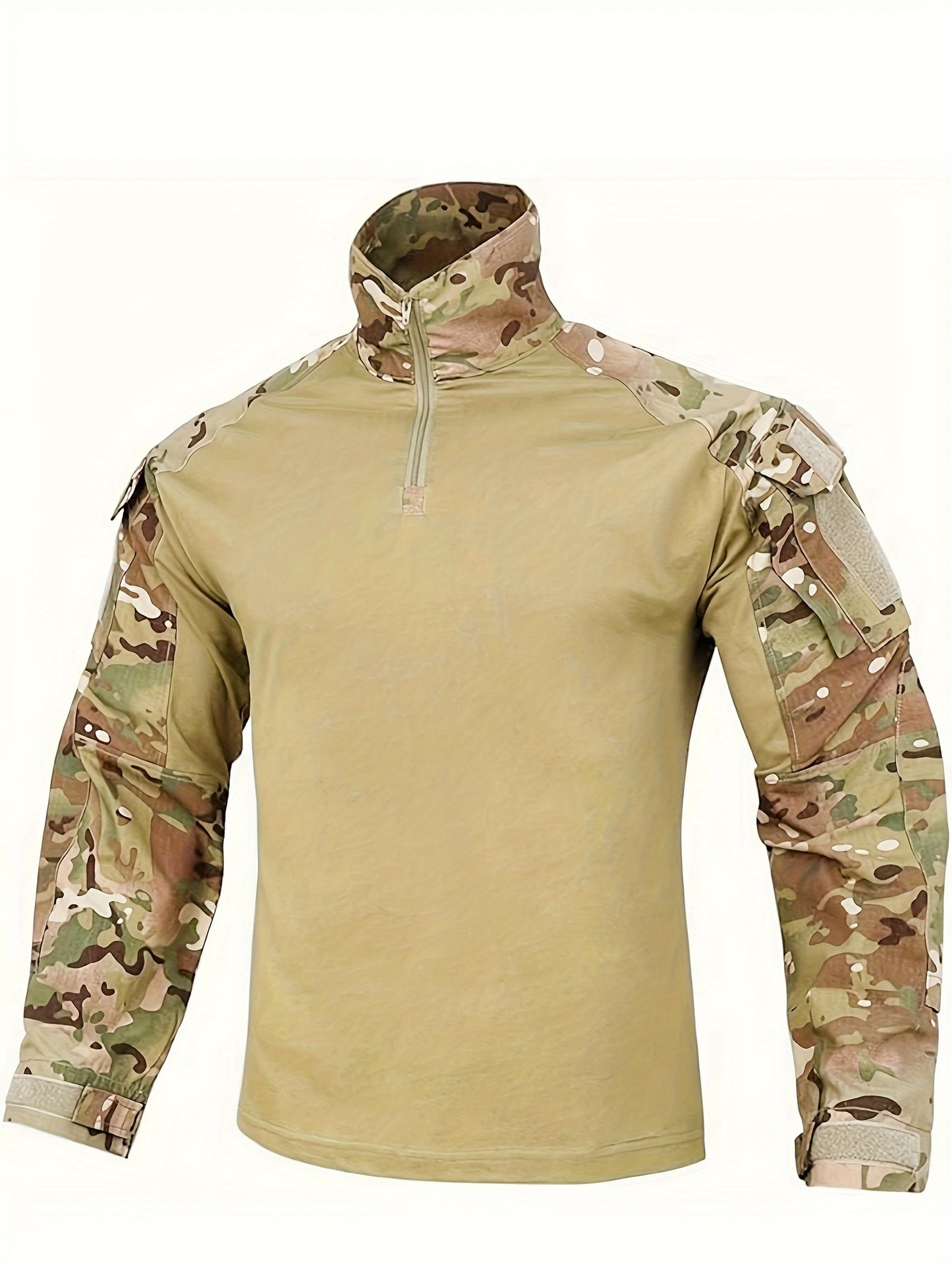 G3 Tactical Camo Suit with Knee Pads - Durable Polyester, Machine Washable, Ideal for Training, CS Airsoft & Hunting