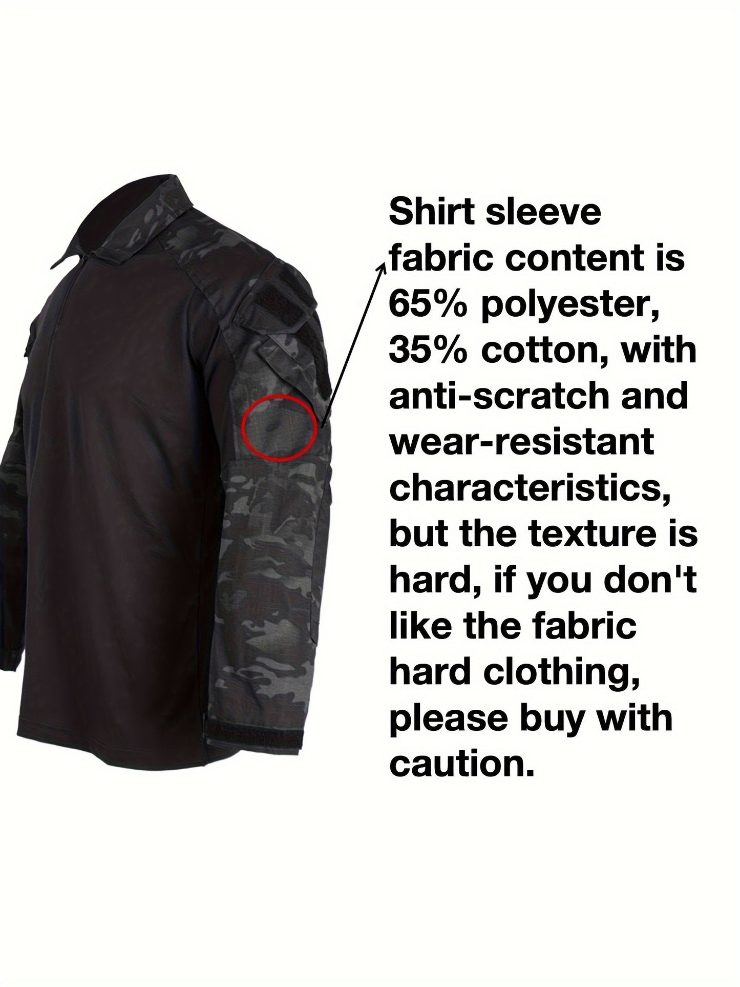 G3 Tactical Camo Suit with Knee Pads - Durable Polyester, Machine Washable, Ideal for Training, CS Airsoft & Hunting