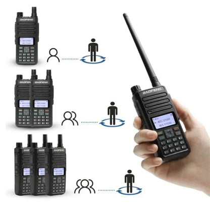Baofeng DR 1801 Walkie Talkie Large Screem Tier 1+2 Dual Time Slot Digital Dual band 136-174 400-470MHz Portabsle Two Way Radio