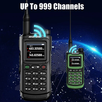 2PCS Baofeng 10W 50KM Walkie Talkie 4-Bands Long Range Portable Ham Radios Copy Frequency 999CH NOAA Two-Way Radio UV-G30 Pro V1