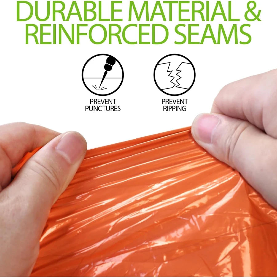 Survival Emergency Poncho,Lightweight Survival Gear for Outdoor Camping Hiking Keep Warm After Earthquakes,Hurricanes Disasters