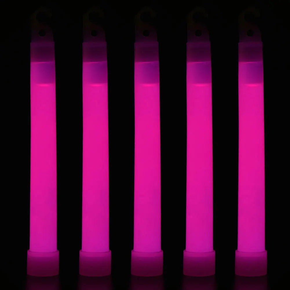 5-20Pcs Fluorescence Light Glow Sticks with Hook for Hiking Camping Outdoor Light Stick Outdoor Emergency Lighting