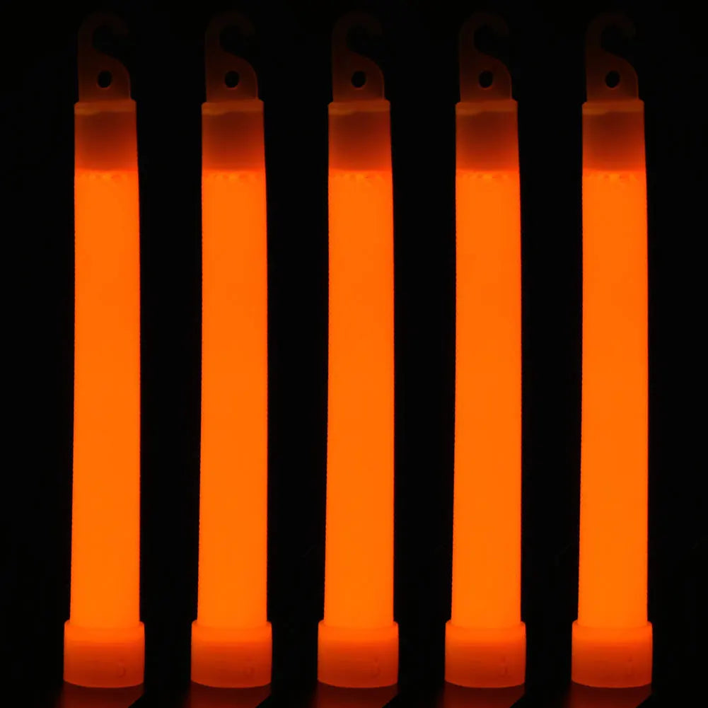 5-20Pcs Fluorescence Light Glow Sticks with Hook for Hiking Camping Outdoor Light Stick Outdoor Emergency Lighting