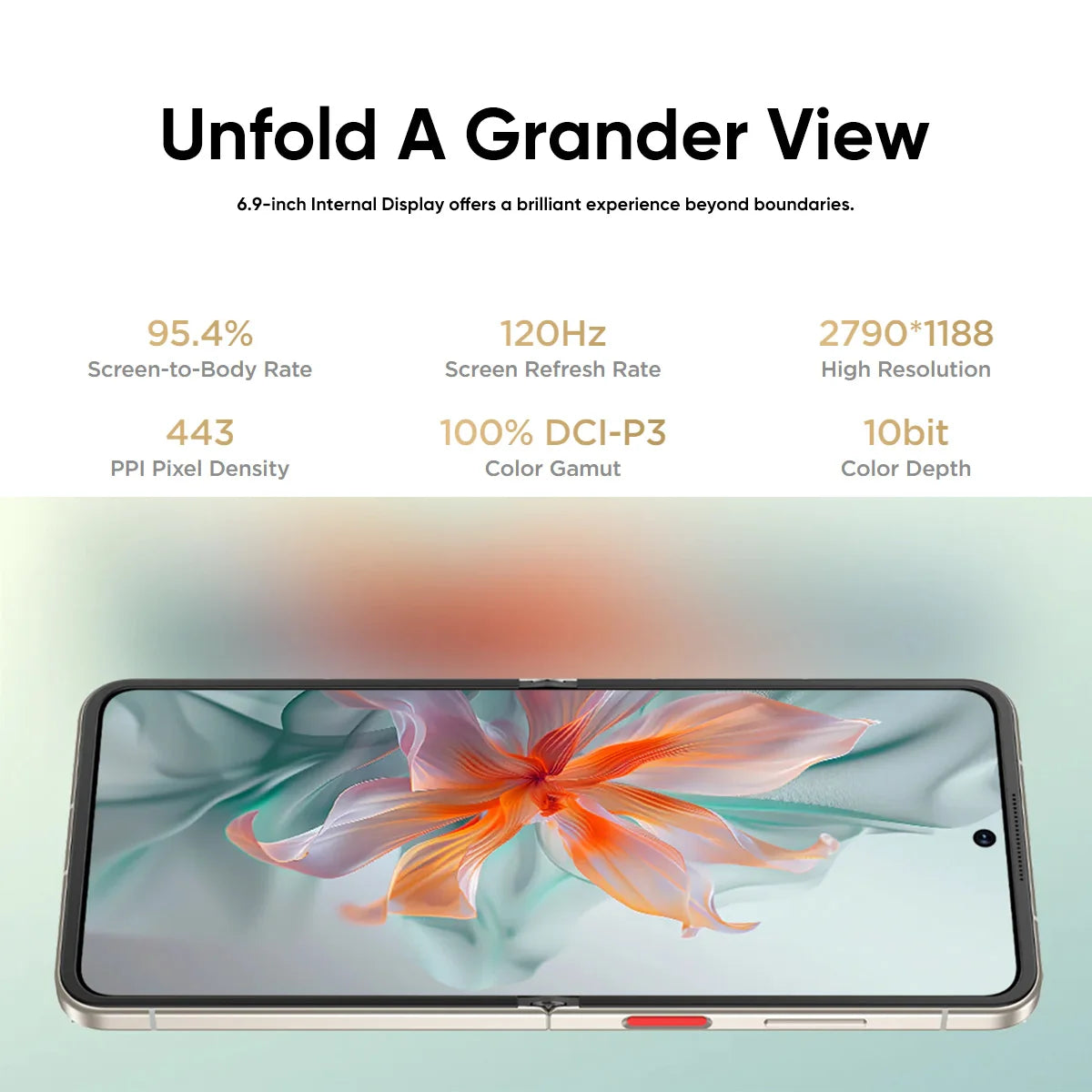 Global Version Nubia Flip 5G Foldable Design Smartphone Android 6.9" 120Hz OLED Folded Screen 50MP AI Dual Camera 33W Charging