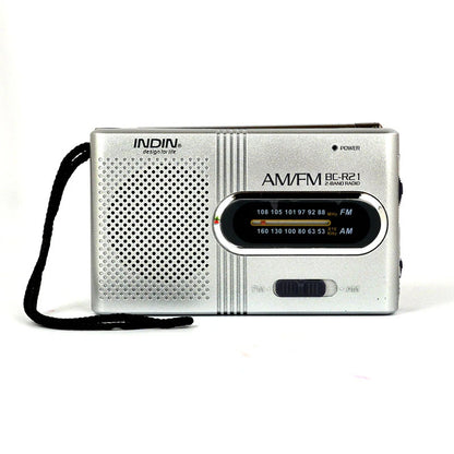 BC-R21 Mini Radio AM FM Battery Operated Portable Radio Best Reception Longest Lasting For Running Walking Home Soundbox