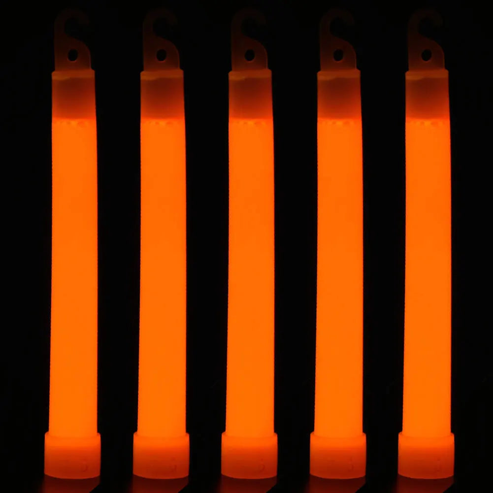 5-20Pcs Fluorescence Light Glow Sticks with Hook for Hiking Camping Outdoor Light Stick Outdoor Emergency Lighting