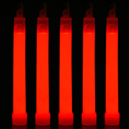 5-20Pcs Fluorescence Light Glow Sticks with Hook for Hiking Camping Outdoor Light Stick Outdoor Emergency Lighting