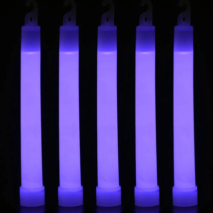 5-20Pcs Fluorescence Light Glow Sticks with Hook for Hiking Camping Outdoor Light Stick Outdoor Emergency Lighting