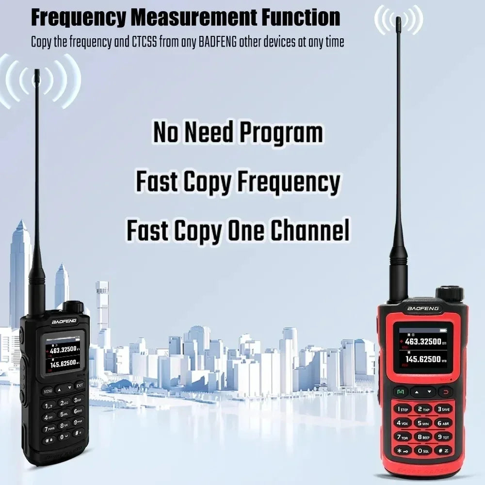 2PCS Baofeng 10W 50KM Walkie Talkie 4-Bands Long Range Portable Ham Radios Copy Frequency 999CH NOAA Two-Way Radio UV-G30 Pro V1
