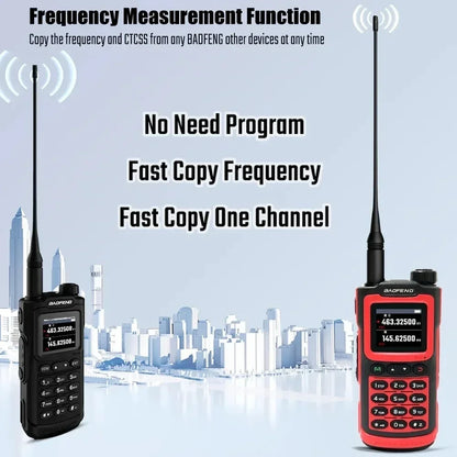 2PCS Baofeng 10W 50KM Walkie Talkie 4-Bands Long Range Portable Ham Radios Copy Frequency 999CH NOAA Two-Way Radio UV-G30 Pro V1
