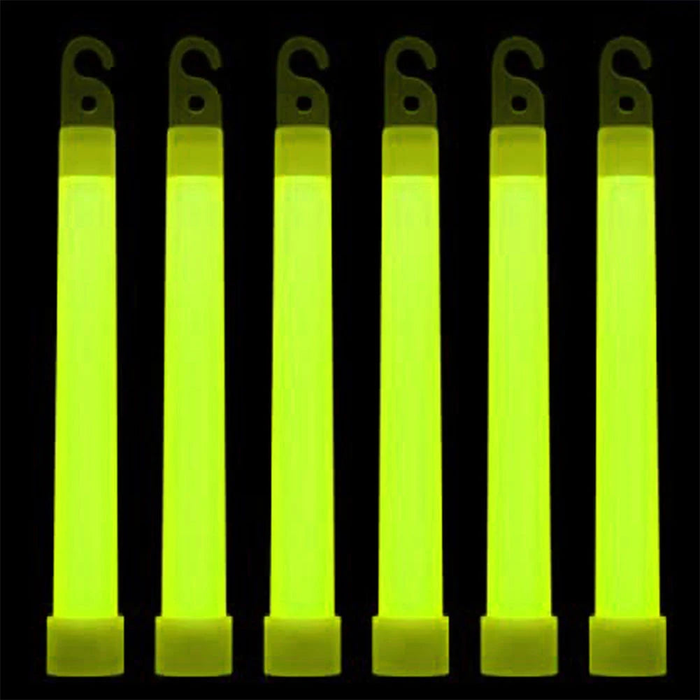 5-20Pcs Fluorescence Light Glow Sticks with Hook for Hiking Camping Outdoor Light Stick Outdoor Emergency Lighting