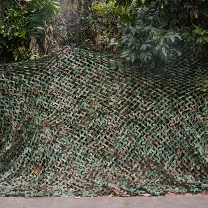 Single Pack Senmortar Camouflage Net, Cut-to-Size Military Woodland Hunting Mesh in Grass Green, Made of Durable Polyester Fiber for Blind, Sunshade, Shooting, Theme Party Decoration