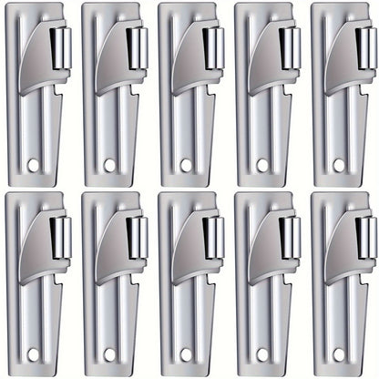 10pcs/set, Can Opener, Camping Can Opener, Stainless Steel Military Can Opener, Survival Can Opener, Army Can Opener, Backpack Can Opener, Kitchen Gadgets, Cheap Items
