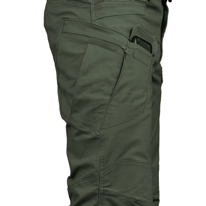 Multi Pocket Men's Tactical Pants, Loose Casual Outdoor Military Pants, Mens Pants For Hiking