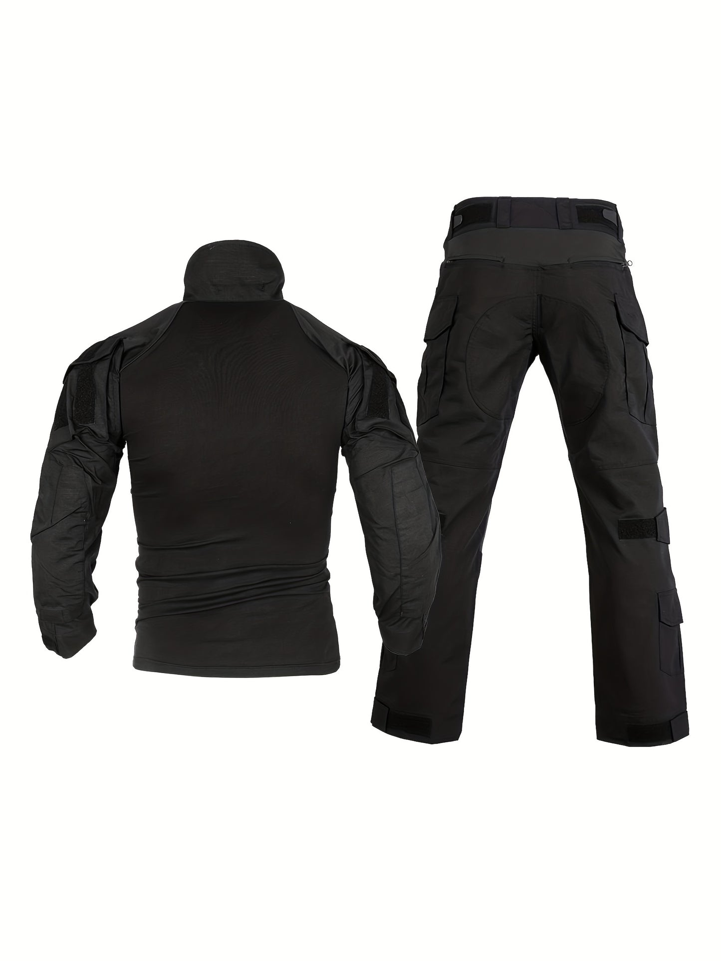 G3 Tactical Camo Suit with Knee Pads - Durable Polyester, Machine Washable, Ideal for Training, CS Airsoft & Hunting
