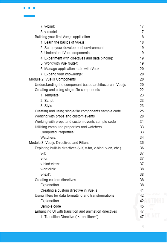 Mastering Vue.js: Building Modern Web Applications - Cantinhode.net