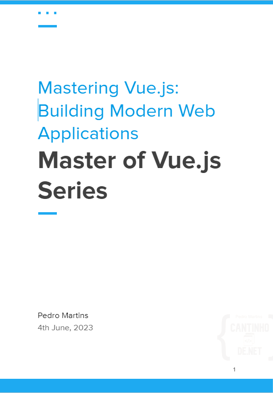 Mastering Vue.js: Building Modern Web Applications - Cantinhode.net